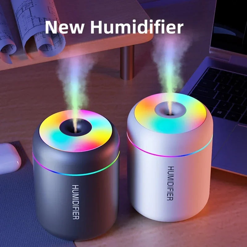 Mini USB Air Humidifier & Aroma Diffuser 180ml