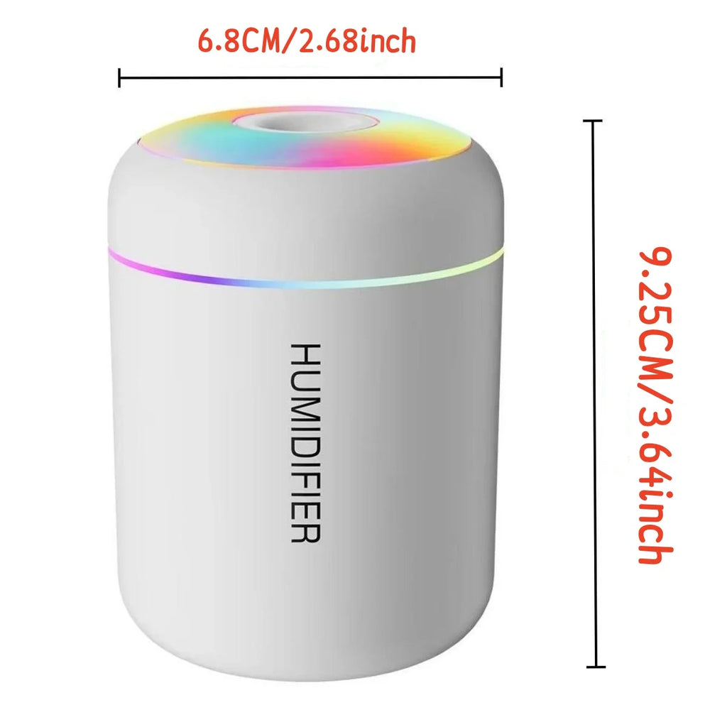 Mini USB Air Humidifier & Aroma Diffuser 180ml