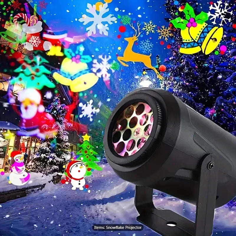 Holiday projector light LED USB